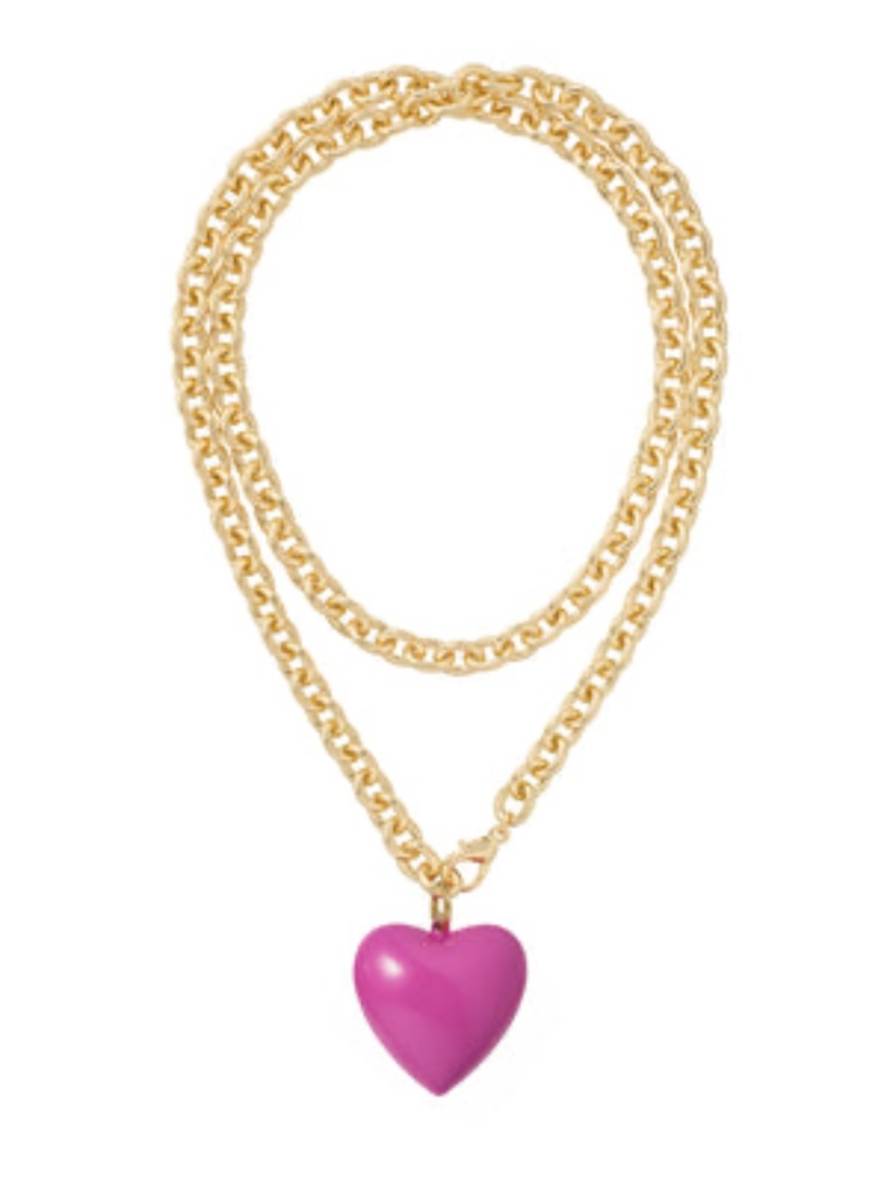 Roxanne Assoulin The Big Puffy Heart Charm Necklace